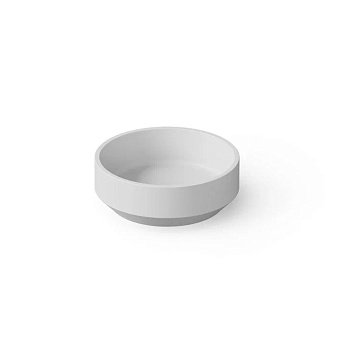 Dea Design Washbasins Раковина 43x43x15см., накладная, без отв., Solid Surface, цвет: White №18