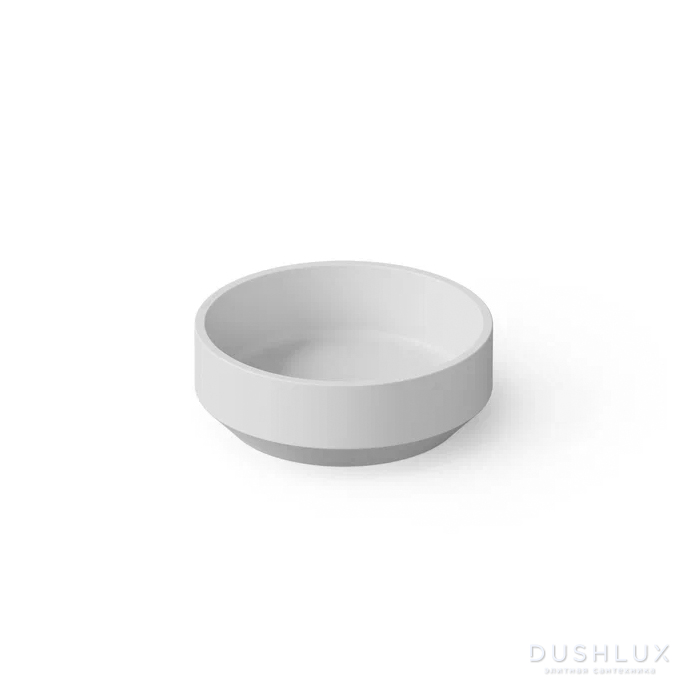 Фото Dea Design Washbasins Раковина 43x43x15см., накладная, без отв., Solid Surface, цвет: White №18