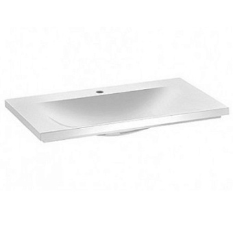 Keuco Royal Reflex Раковина 100x3х49 см, 1 отв., минеральное литьё, цвет: белый