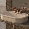 Salini Opera Раковина 75x50x16см., накладная, 3 отв., S-Sense, цвет: белый глянцевый