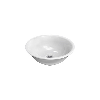 Flaminia Boll Раковина 42x14.5 см, без отв., накладная, цвет: белый