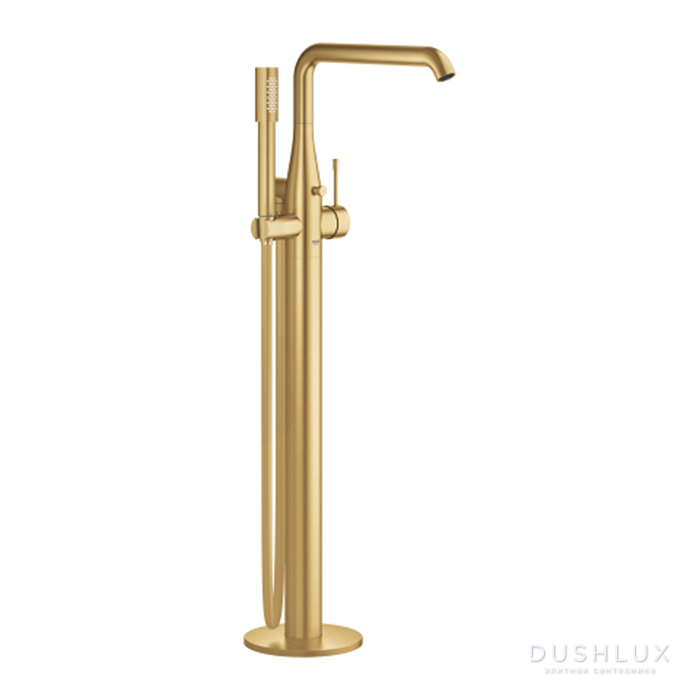 Фото Grohe Essence+ Смеситель для ванны, напольный, цвет: холодный рассвет матовый