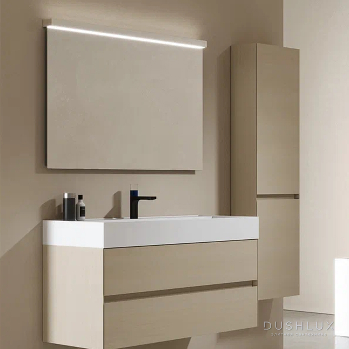 Фото Verona Style Shape Шкаф-пенал подвесной 40х20х150см., 2 распашных дверки, Dx, W20 Nordic oak (Дуб северный)