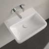 Villeroy&Boch O.novo раковина 60x46x17.5см., без отв., подвесная, без перелива, цвет: альпийский белый
