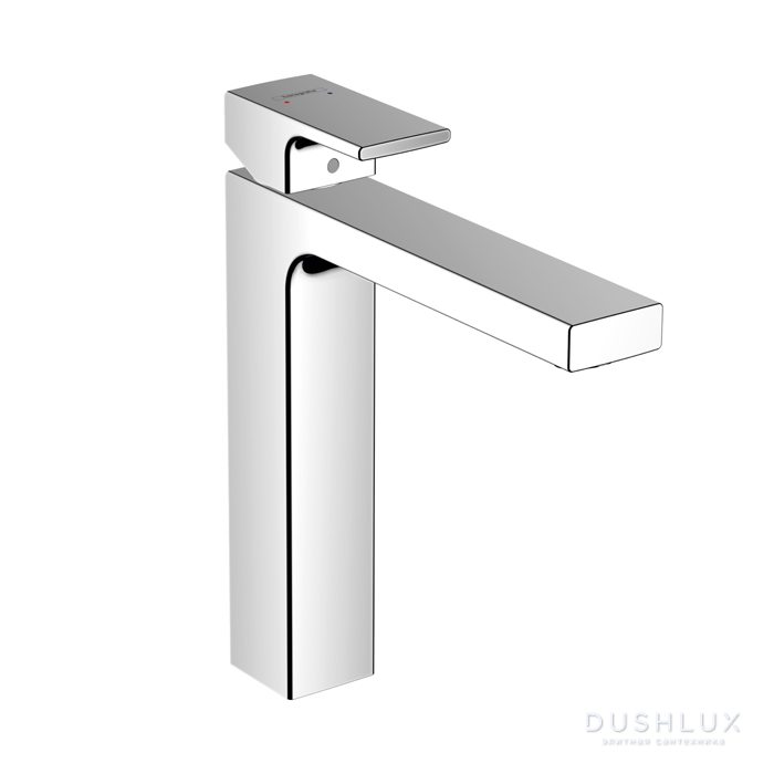 Фото Hansgrohe Vernis Shape Смеситель для раковины 230, на 1 отв, с металлическим с донным клапаном, излив 169мм, h190мм, цвет: хром