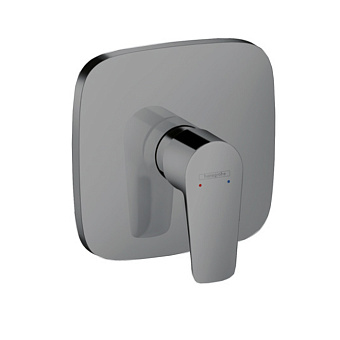 Hansgrohe Talis E Встраиваемый смеситель для душа (внешняя часть), цвет: шлифованный черный хром