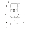 Duravit Qatego Раковина 48x37x15 см, встраиваемая снизу, без отв., цвет: белый