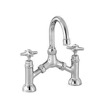 Stella Italica Смеситель для раковины на 2 отверстия 3215, цвет: хром