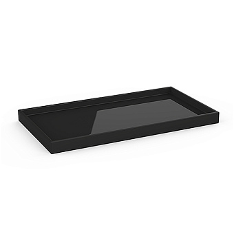 Decor Walther DW 530 Porzellan Лоток, настольный, фарфор, цвет: черный