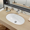 Villeroy&Boch O.novo Раковина 58х37х20см., без отв., под столешницу, с переливом, с антигрязевым покрытием CeramicPlus, цвет: альпийский белый