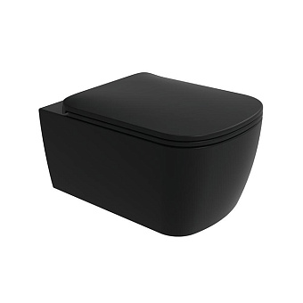 Flaminia Play Унитаз подвесной 52х36хh26см, с системой GoSilent, цвет: Carbone