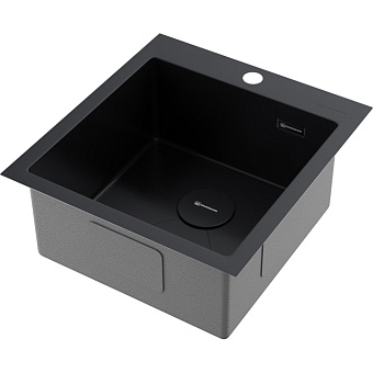 Omoikiri Akisame 46 Кухонная мойка 46x20x51см.,встраиваемая, цвет: графит