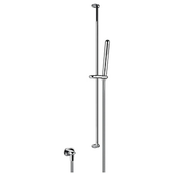 Gessi Goccia Душевая штанга с ручным душем и выводом воды из стены, цвет: хром