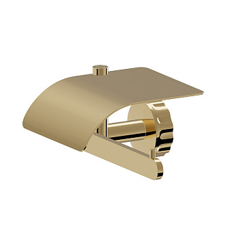 Newform Ionika accessori Держатель для т/б с крышкой, правый, цвет: PVD glossy gold