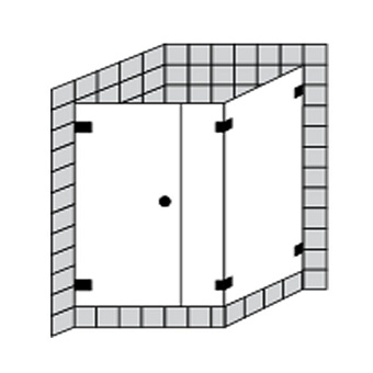 Sprinz Beryll Душевое ограждение 80x80x190см.