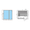 Effegibi Yoku S Glass Сауна 202x180h214см, DX, цвет: на выбор