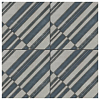 Mutina Azulej Керамогранит 20x20см, универсальный, глазурованный, цвет: dioganal grigio