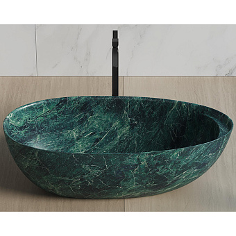 Dea Design Marble Como Ванна 185x95.5x53см, отдельностоящая, мрамор, цвет: Stone Green