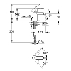 Grohe Eurostyle Cosmo Смеситель для биде, с цепочкой, цвет: хром