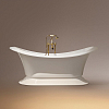 Gruppo Treesse Grand Soleil Ванна 185x85см., отдельностоящая, цвет: хром/белый