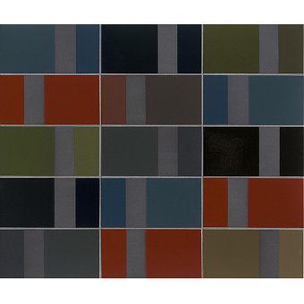 Mutina Diarama Керамогранит 9.4х18.7см, настенная, глазурованный, цвет: chroma black