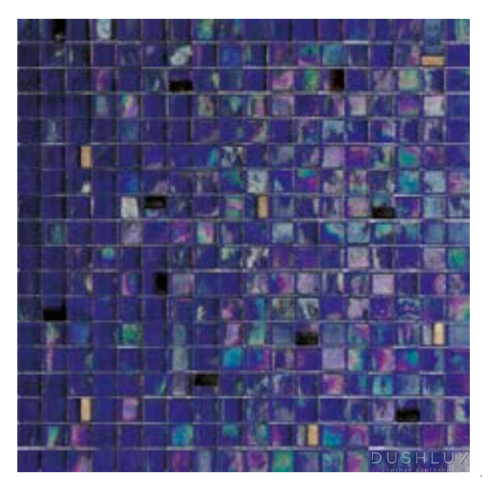 Фото Sicis Colors Мозаика 29.5x29.5см, универсальная, стекло, цвет: iris5/black-platinum