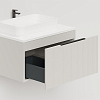 Salini Touch Тумба 60х50х32см., подвесная, с раковиной, 1 ящик, верт. фрез., цвет: Сreamy