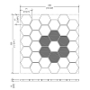 Devon&Devon Elite Плитка из натурального камня 60x60см, универсальная, мрамор, elite 8, цвет: black marquinha/white carrara
