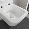 Villeroy&Boch Venticello Унитаз подвесной 37.5x56 см, безободковый, с антигрязевым покрытием CeramicPlus, цвет: белый
