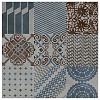 Mutina Azulej Керамогранит 20x20см, универсальный, глазурованный, цвет: mix grigio