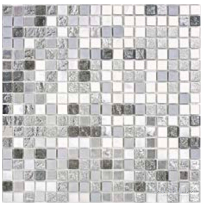 Фото Sicis Colors Мозаика 29.5x29.5см, универсальная, стекло, цвет: metalwhite