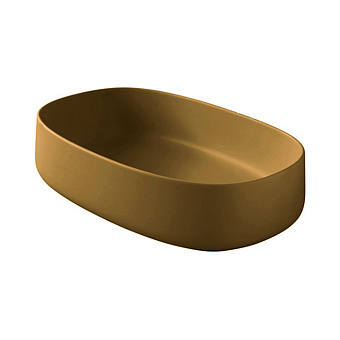 Artceram Cognac Раковина 55x35см., накладная, без отв., цвет: ombra cipro naturale