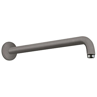 Hansgrohe Держатель верхнего душа, настенный, цвет: шлифованный черный хром
