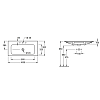 Villeroy Boch Finion Раковина встраиваемая 100х50см., с 1 отв., с антигрязевым покрытием CeramicPlus, цвет: альпийский белый