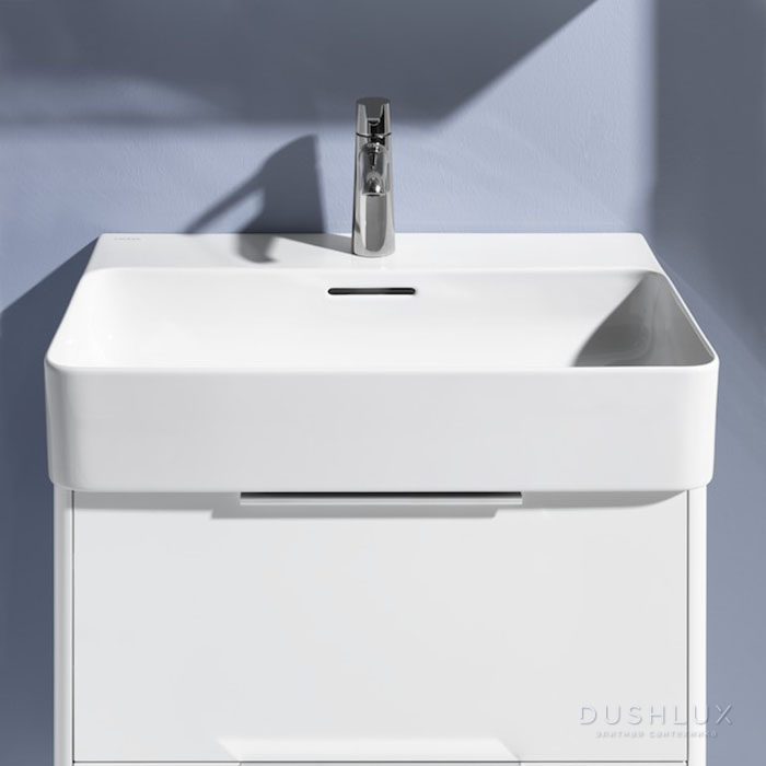 Фото Laufen VAL Раковина 60х42х11.5 см, 1 отв., с покр. LCC, цвет: белый