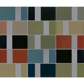 Mutina Diarama Керамогранит 9.4х18.7см, настенная, глазурованный, цвет: chroma grey