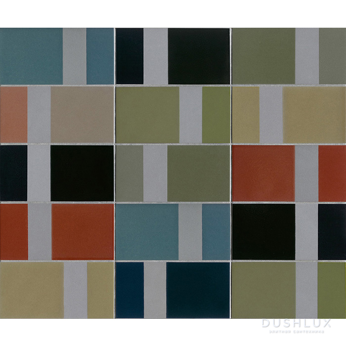 Фото Mutina Diarama Керамогранит 9.4х18.7см, настенная, глазурованный, цвет: chroma grey