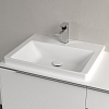Villeroy&Boch Subway 3.0 Раковина 60х47х16.5см., 1 отв., подвесная, CeramicPlus, без перелива, цвет: белый камень