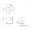 Cielo Smile Mini Биде напольное 34×48×42h см, 1 отв., цвет: глянцевый белый