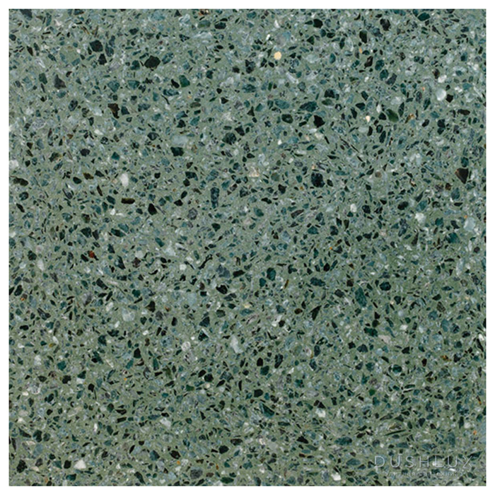 Фото Grandinetti Graniglia Агломератная плитка 60x60см, универсальная, цвет: 77 verde