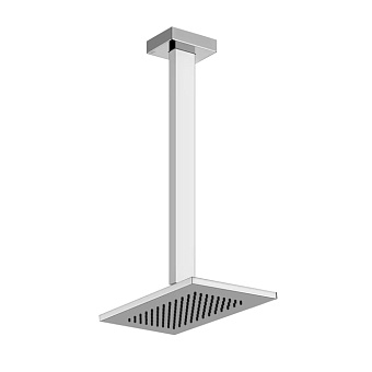 Gessi Rettangolo Верхний душ для потолочного крепления 216x140мм, высота от 115 до 1865мм, цвет: хром