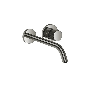Dornbracht Meta Pure Смеситель для умывальника однорычажный настенный без сливного гарнитура, цвет: Dark Chrome