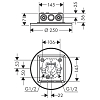 Axor ShowerSolution Верхний душ, Ø 250мм, 1jet, потолочный монтаж, цвет: хром