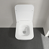 Villeroy&Boch Venticello Унитаз 33x37.5см., подвесной, безободковый, с гориз. выпуском, с сиденьем микролифт, цвет: альпийский белый