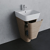 Azzurra Build Тумба напольная 59x47x85см, с 1 ящиком, с раковиной, цвет: Olmo naturale