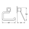 Grohe Allure, Держатель бумаги, подвесной, цвет: хром