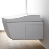 TOTO Neorest AC Унитаз подвесной 42.3x66.6x41см, безободковый, CeFiONtect, Tornado Flush, с сиденьем Washlet, цвет: белый