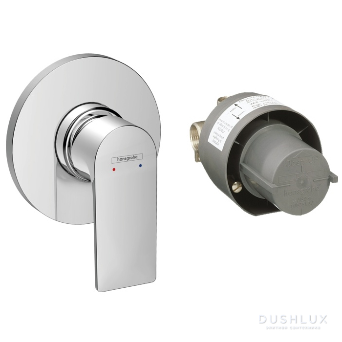 Фото Hansgrohe Rebris S Смеситель для душа, встраиваемый, цвет: хром