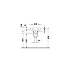 Duravit D-Code Полупьедестал для раковины 21.5x22.5см, цвет: белый