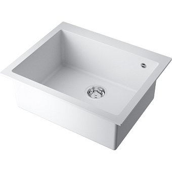 Omoikiri Bosen 61 Кухонная мойка 61x19x50см.,встраиваемая, цвет: белый